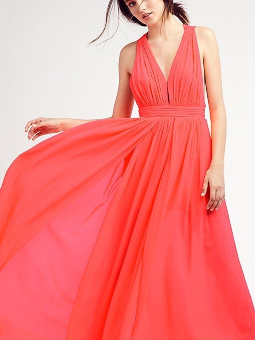 Free People Athea Maxi Dress In Wine